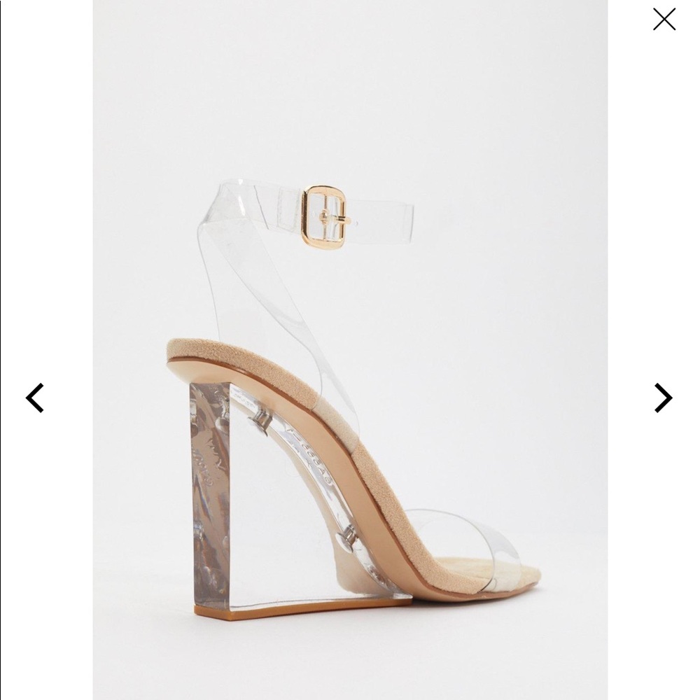 Clear Wedge Heels from Truffle Collection - Picture 4 of 7